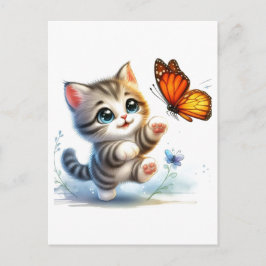 Postal Festiva Papel tapiz de Halloween de Gato Negro espeluznant