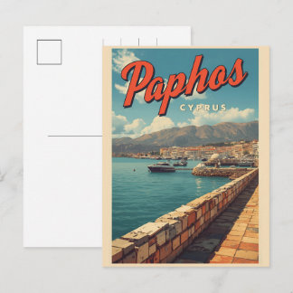Postal Festiva Paphos water view, Cyprus touring souvenir gifts