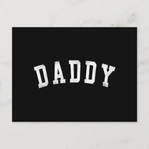 Postal Festiva Papi - clásico negrita papá del día del padre
