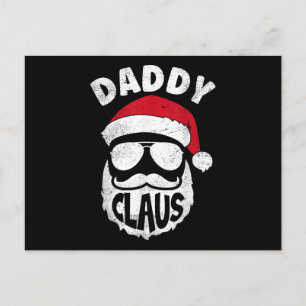 Postal Festiva Papi Claus Santa Claus Navidades graciosos coincid