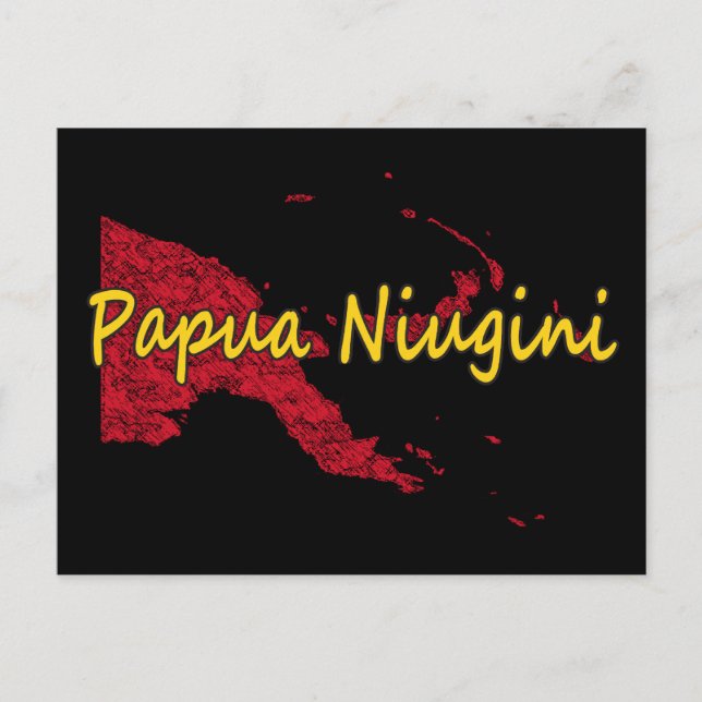 Postal Festiva Papúa Nueva Guinea (Anverso)