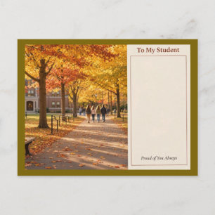 Postal Festiva Para mi estudiante — Orgulloso de ti siempre • Edi