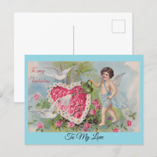 Postal Festiva Para Mi Valentín Personalizado