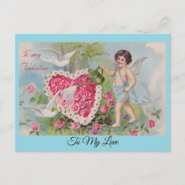 Postal Festiva Para Mi Valentín Personalizado