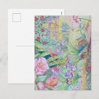 Postal Festiva Paraíso del Jardinero