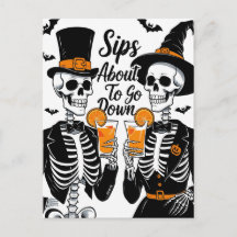 Pareja de esqueletos Halloween