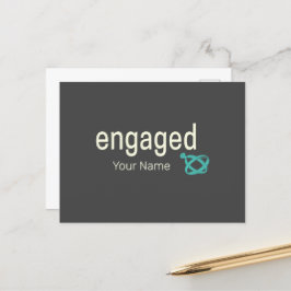 Postal Festiva Parejas de Anillo Involucradas Bachelor Party o Bo