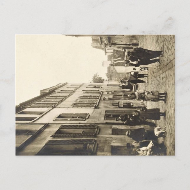 Postal Festiva Paris 18è impasse Traînée 1904 (Anverso)