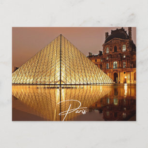 Postal Festiva París Louvre (París)