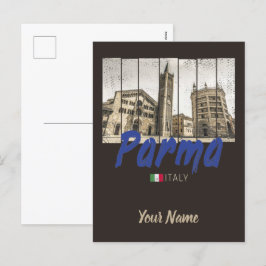 Postal Festiva Parma Emilia-Romagna Italia Vintage Souvenir