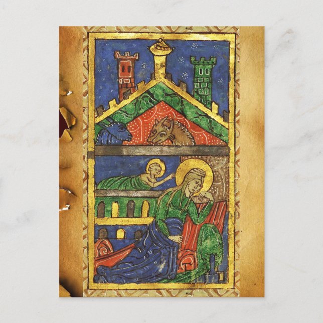 POSTAL FESTIVA PARQUE DE NAVIDADES DE NATIVIDAD ANTIGUA (Anverso)