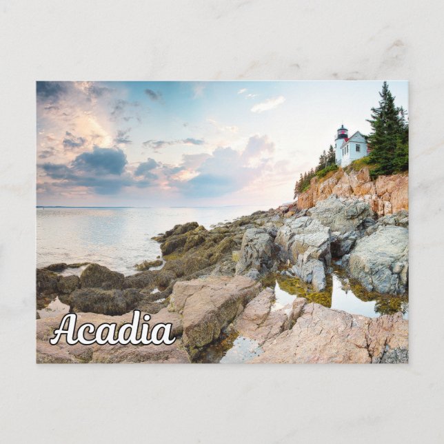 Postal Festiva Parque nacional Acadia, Maine, EE. UU. (Anverso)