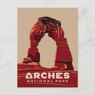 Postal Festiva Parque nacional Arcos Mínimos Regalo de Viaje