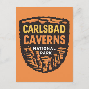 Postal Festiva Parque nacional Cavernas Carlsbad Nuevo México