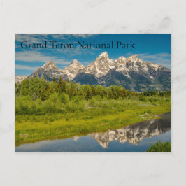 Postal Festiva Parque nacional del Gran Tetón de Schwabacher Land