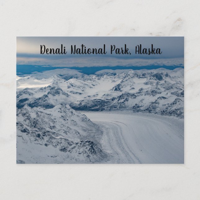 Postal Festiva Parque nacional Denali Alaska (Anverso)