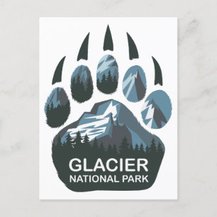 Postal Festiva Parque nacional Glaciar