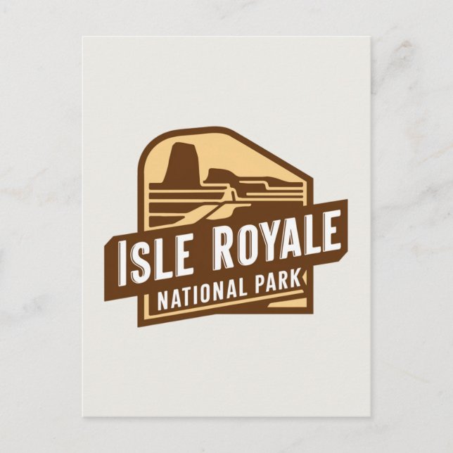 Postal Festiva Parque nacional Isle Royale (Anverso)