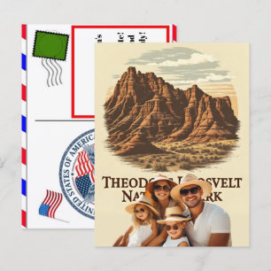 Postal Festiva Parque nacional Theodore Roosevelt de Dakota del N
