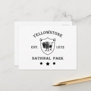 Postal Festiva Parque Nacional Yellowstone