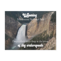 Parque Nacional Yellowstone Wyoming Salmo 42:7