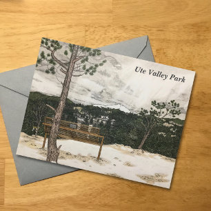 Postal Festiva Parque Ute Valley Colorado