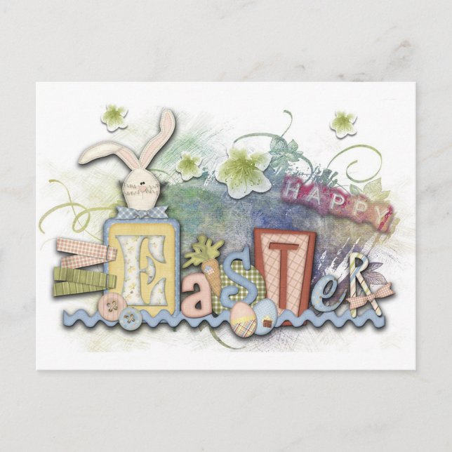 Postal Festiva Pascua (Anverso)