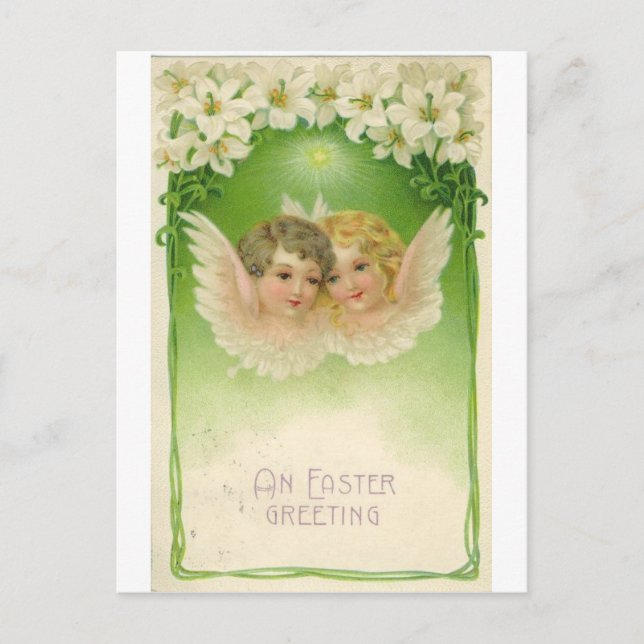 Postal Festiva Pascua (Anverso)