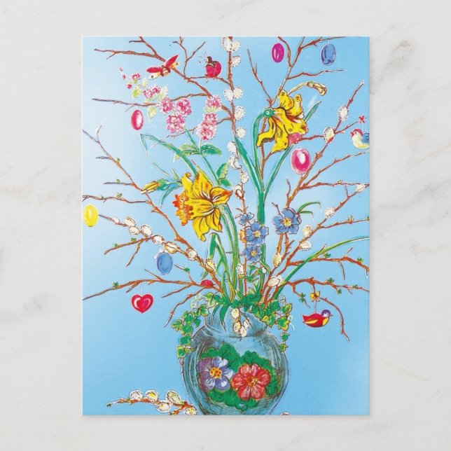 Postal Festiva Pascua - (Anverso)