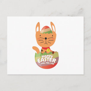Postal Festiva Pascua de abril Día de los Inocentes Regalos Huevo