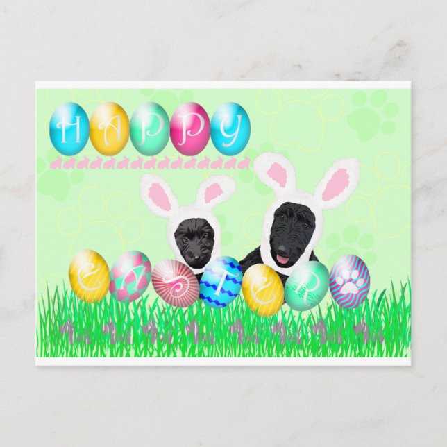 Postal Festiva Pascua de Escocia (Anverso)