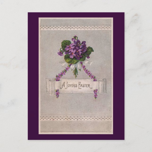 Postal Festiva Pascua de felicidad (Anverso)