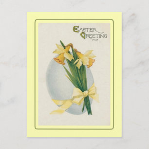 Postal Festiva Pascua de Vintage