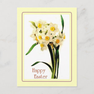 Postal Festiva Pascua de Vintage