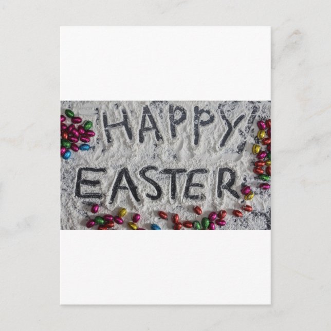 Postal Festiva Pascua feliz (Anverso)