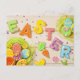 Postal Festiva Pascua feliz