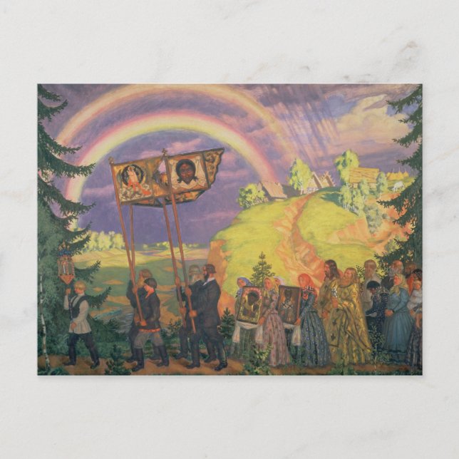 Postal Festiva Pascua Procession, 1915 (Anverso)