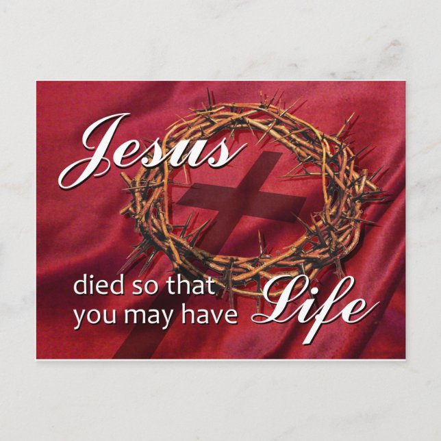 Postal Festiva Pascua religiosa (Anverso)