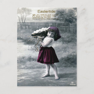 Postal Festiva Pascua victoriana