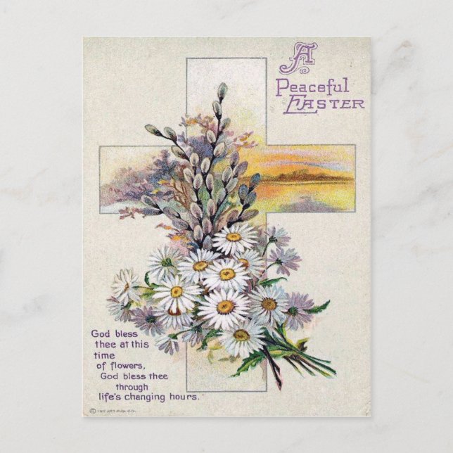 Postal Festiva Pascua victoriana (Anverso)