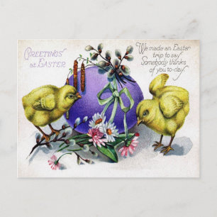 Postal Festiva Pascua victoriana