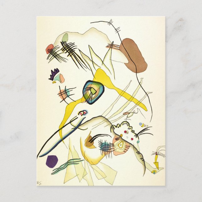 Postal Festiva Paseo de Wassily Kandinsky (Anverso)