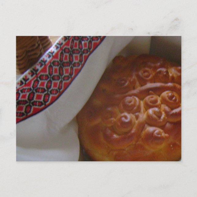 Postal Festiva Paska de Pascua (Anverso)