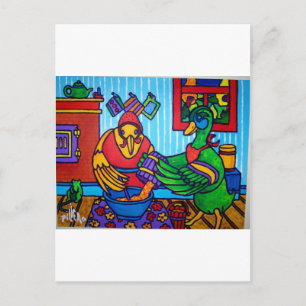 Postal Festiva Pastel de navidades por Piliero