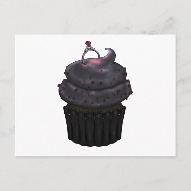 Postal Festiva Pastel de Sweet Engagement (Anverso)