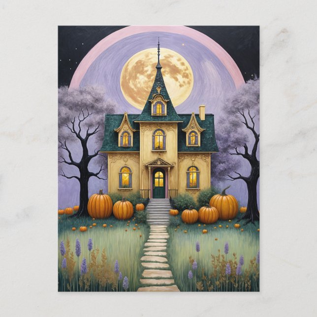 Postal Festiva Pastel Haunt (Anverso)