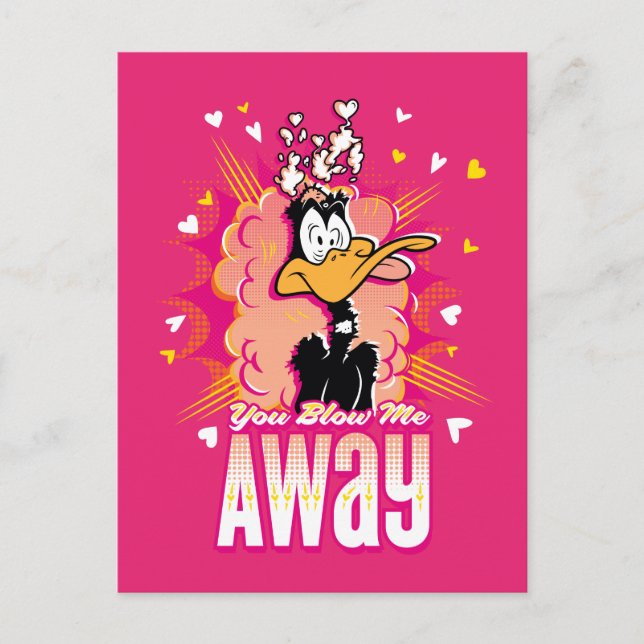 Postal Festiva Pato de DAFFY™ - Me arrastras (Anverso)