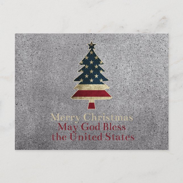 Postal Festiva Patriotic Christmas  (Anverso)