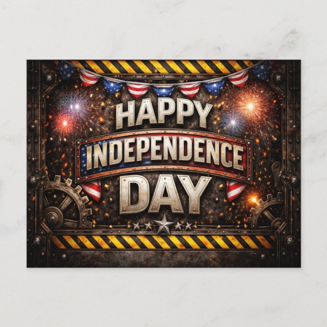 Postal Festiva Patriotic Industrial Independence Day (Anverso)