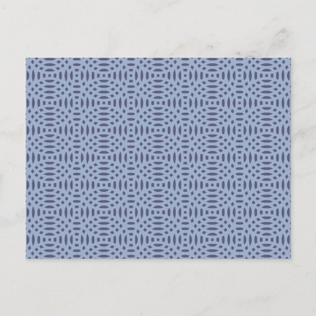 Postal Festiva patrón continuo de formas circulares (Anverso)